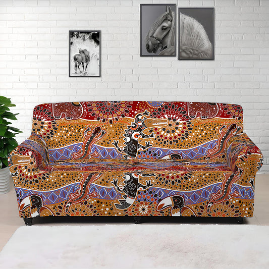 Australian Animals Pattern Print Sofa Cover