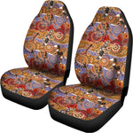 Australian Animals Pattern Print Universal Fit Car Seat Covers