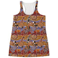 Australian Animals Pattern Print Women's Racerback Tank Top