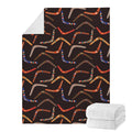 Australian Boomerang Pattern Print Blanket