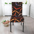 Australian Boomerang Pattern Print Dining Chair Slipcover