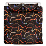 Australian Boomerang Pattern Print Duvet Cover Bedding Set