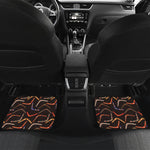 Australian Boomerang Pattern Print Front and Back Car Floor Mats