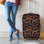 Australian Boomerang Pattern Print Luggage Cover