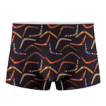 Australian Boomerang Pattern Print Men's Boxer Briefs
