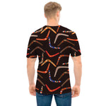 Australian Boomerang Pattern Print Men's T-Shirt