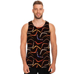 Australian Boomerang Pattern Print Men's Tank Top