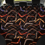 Australian Boomerang Pattern Print Pet Car Back Seat Cover