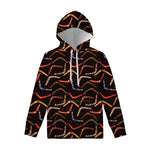 Australian Boomerang Pattern Print Pullover Hoodie