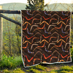 Australian Boomerang Pattern Print Quilt