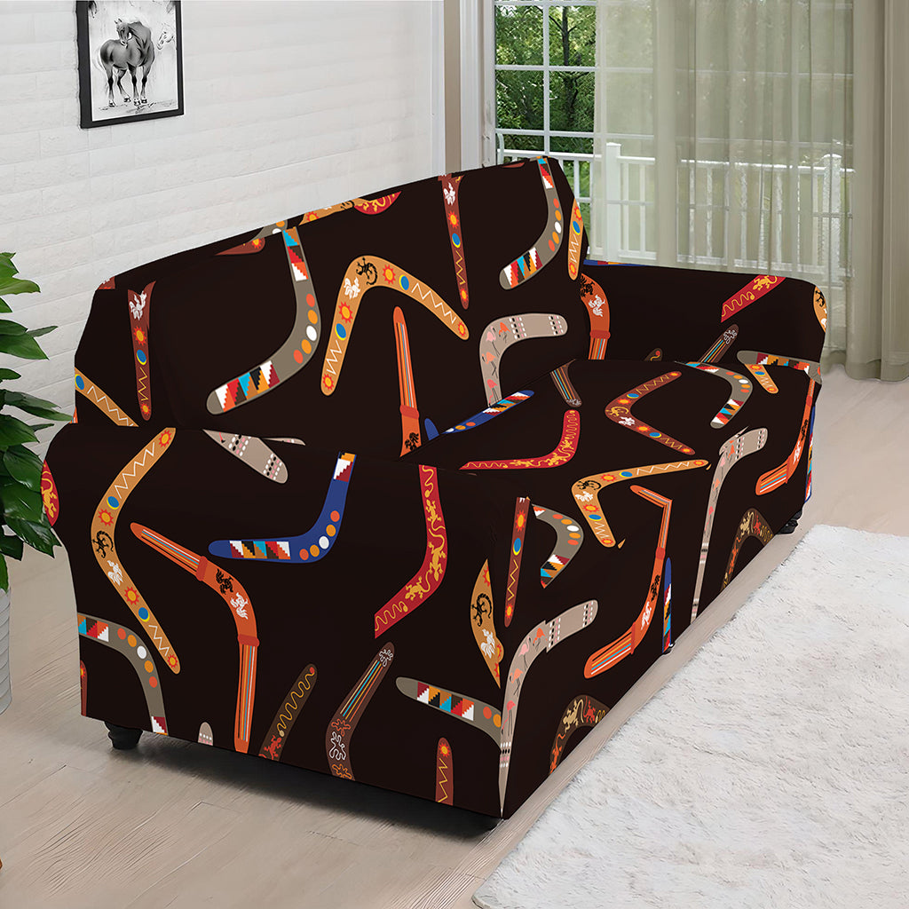 Australian Boomerang Pattern Print Sofa Cover
