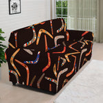 Australian Boomerang Pattern Print Sofa Cover