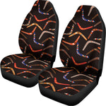 Australian Boomerang Pattern Print Universal Fit Car Seat Covers