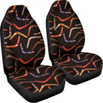 Australian Boomerang Pattern Print Universal Fit Car Seat Covers