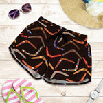 Australian Boomerang Pattern Print Women's Shorts