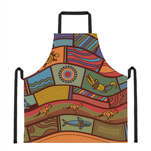 Australian Ethnic Pattern Print Apron