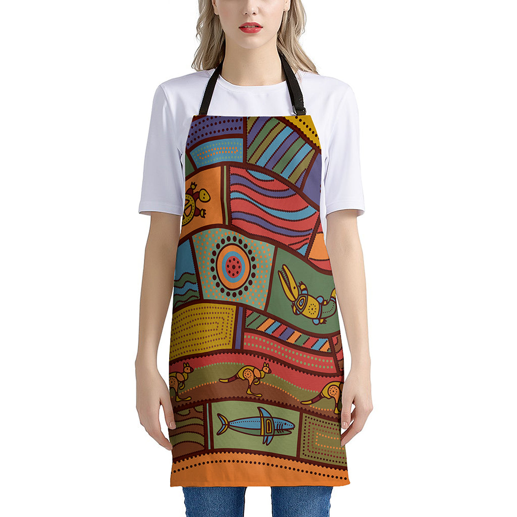 Australian Ethnic Pattern Print Apron