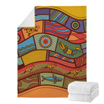 Australian Ethnic Pattern Print Blanket