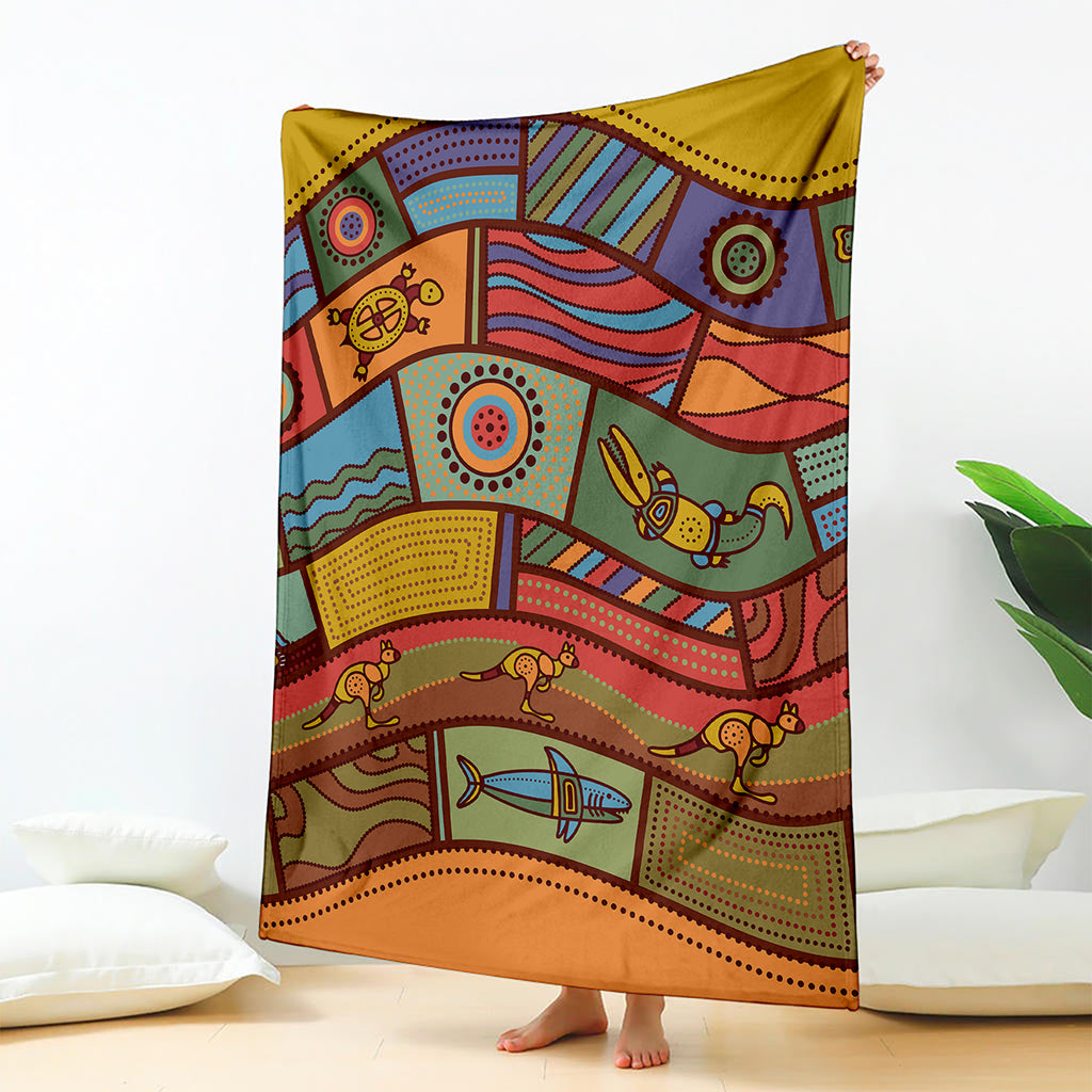 Australian Ethnic Pattern Print Blanket