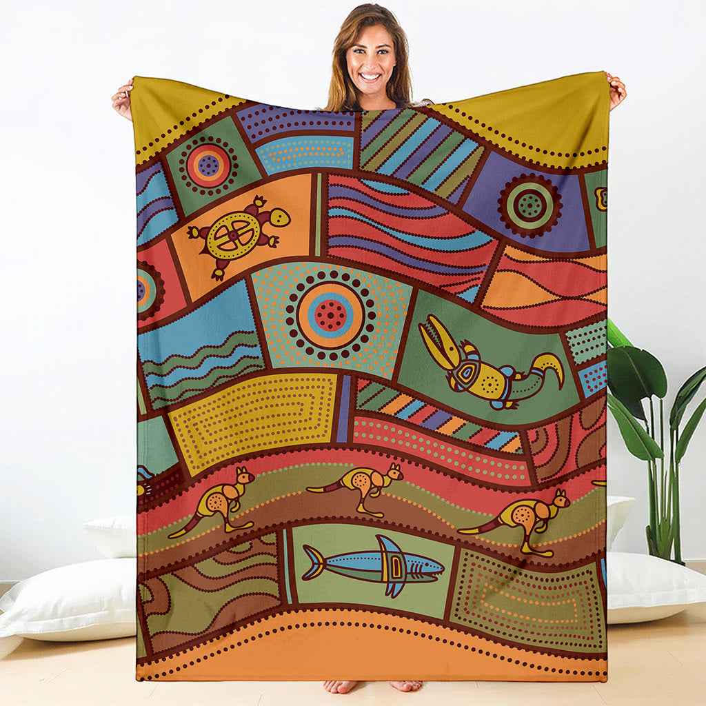 Australian Ethnic Pattern Print Blanket