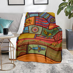 Australian Ethnic Pattern Print Blanket