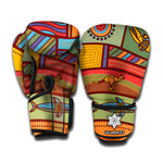 Australian Ethnic Pattern Print Boxing Gloves