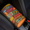 Australian Ethnic Pattern Print Car Center Console Cover