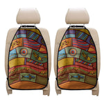 Australian Ethnic Pattern Print Car Seat Organizers