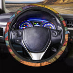 Australian Ethnic Pattern Print Car Steering Wheel Cover