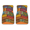 Australian Ethnic Pattern Print Front Car Floor Mats