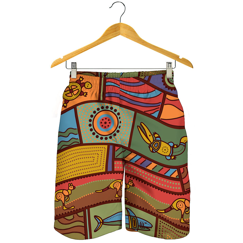 Australian Ethnic Pattern Print Men's Shorts