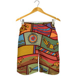 Australian Ethnic Pattern Print Men's Shorts