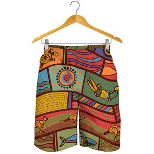 Australian Ethnic Pattern Print Men's Shorts