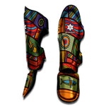 Australian Ethnic Pattern Print Muay Thai Shin Guard