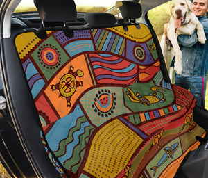 Australian Ethnic Pattern Print Pet Car Back Seat Cover