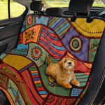 Australian Ethnic Pattern Print Pet Car Back Seat Cover