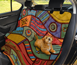 Australian Ethnic Pattern Print Pet Car Back Seat Cover