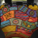 Australian Ethnic Pattern Print Pet Car Back Seat Cover