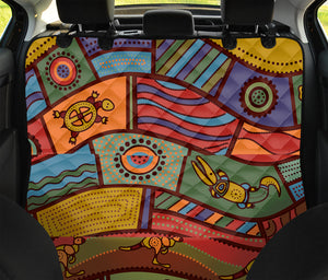 Australian Ethnic Pattern Print Pet Car Back Seat Cover