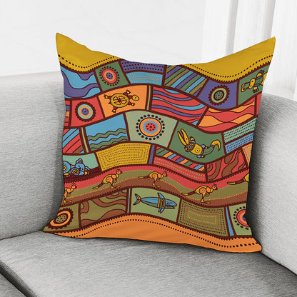 Australian Ethnic Pattern Print Pillow Cover