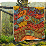 Australian Ethnic Pattern Print Quilt