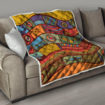 Australian Ethnic Pattern Print Quilt