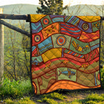 Australian Ethnic Pattern Print Quilt