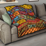 Australian Ethnic Pattern Print Quilt