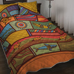 Australian Ethnic Pattern Print Quilt Bed Set