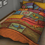 Australian Ethnic Pattern Print Quilt Bed Set