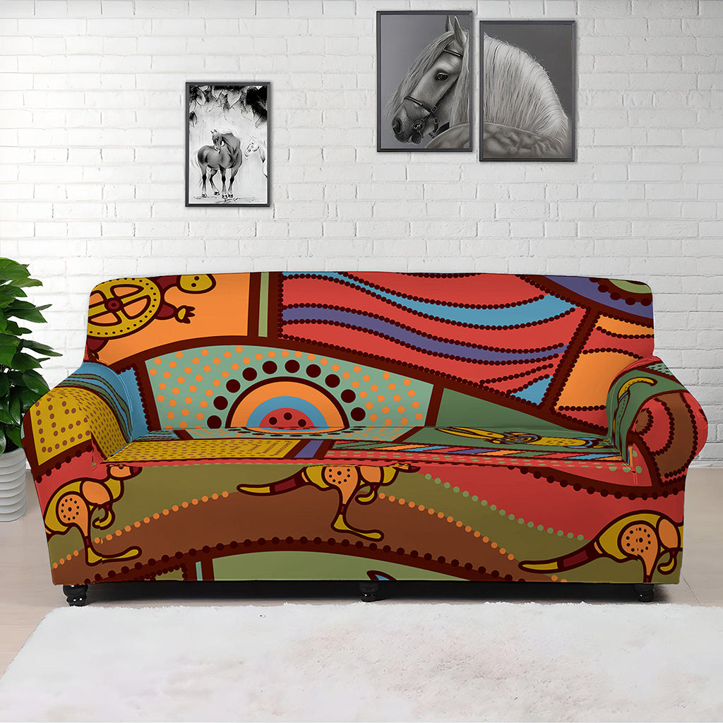 Australian Ethnic Pattern Print Sofa Cover