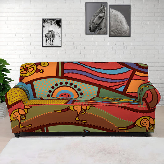 Australian Ethnic Pattern Print Sofa Cover