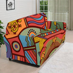 Australian Ethnic Pattern Print Sofa Cover