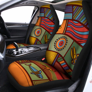 Australian Ethnic Pattern Print Universal Fit Car Seat Covers